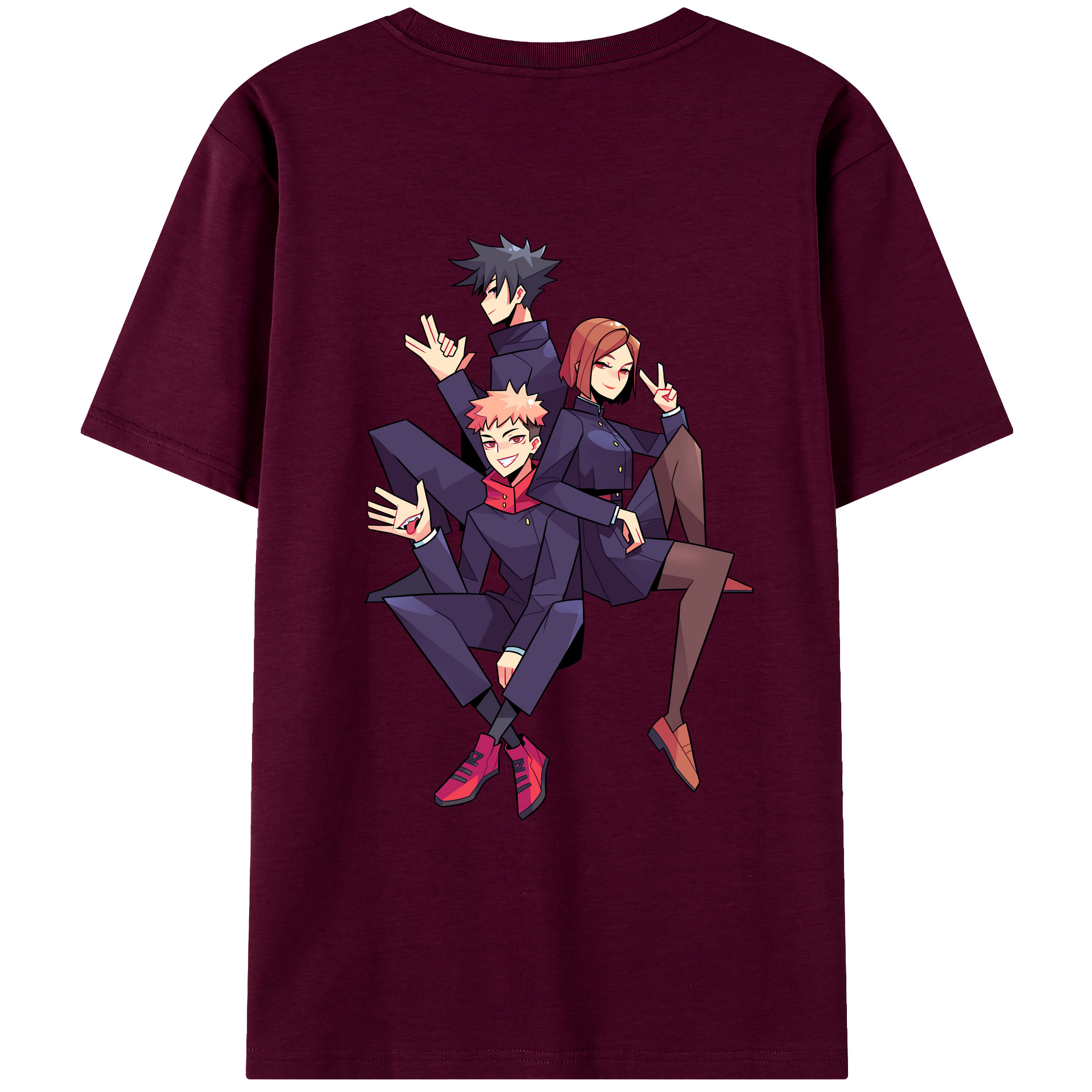 （画像用） 呪術廻戦 Jujutsu Kaisen レディース半袖Tシャツ(バックプリント)